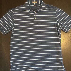 Peter Millar Navy Striped Summer Comfort Men’s Small